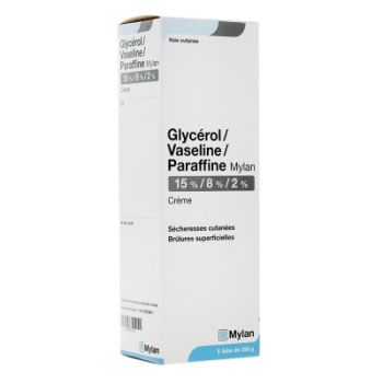 Glyc&eacute;rol vaseline paraffine Mylan - tube de 250 g