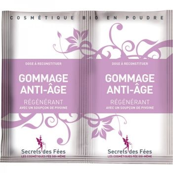 Gommage anti-&acirc;ge r&eacute;g&eacute;n&eacute;rant BIO Secrets des f&eacute;es - 2 sachets