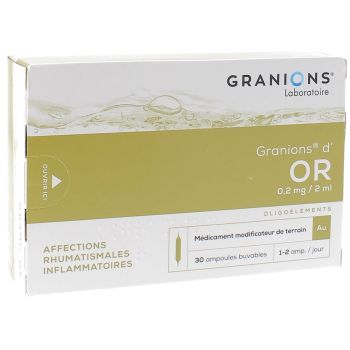 Granions d'or 0,2mg - Bo&icirc;te de 30 ampoules de 2ml