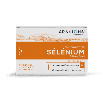 Granions de Selenium 0,96mg - 30 ampoules de 2ml