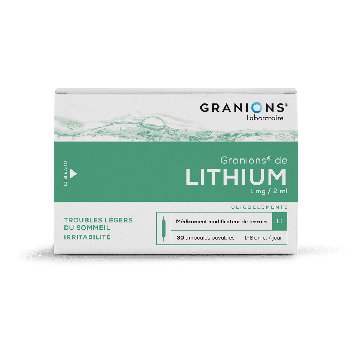 Granions de Lithium 1mg - 30 ampoules de 2ml