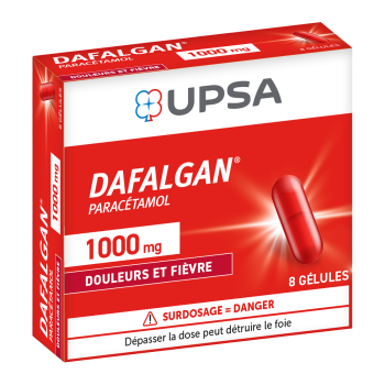 Dafalgan 1000 mg - bo&icirc;te de 8 g&eacute;lules