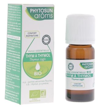 Huile essentielle de Thym &agrave; Thymol Bio Phytosun Ar&ocirc;ms - flacon de 10 ml