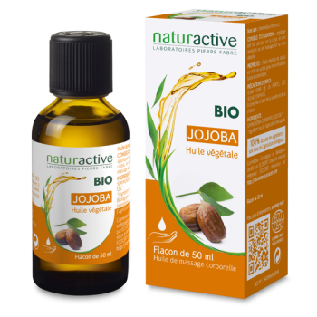 Huile v&eacute;g&eacute;tale bio de jojoba Naturactive - flacon de 50 ml
