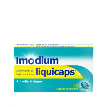 Imodium liquicaps 2mg capsule molle - boite de 12 capsules