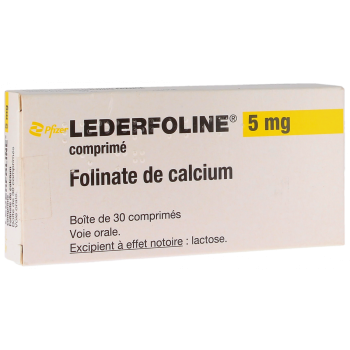 Lederfoline 5mg comprim&eacute; - bo&icirc;te de 30 comprim&eacute;s