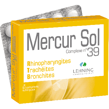 Mercur sol complexe n&deg;39 Lehning - boite de 60 comprim&eacute;s