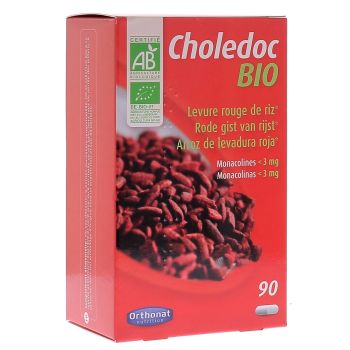Choledoc Levure rouge de riz bio Orthonat - bo&icirc;te de 90 g&eacute;lules