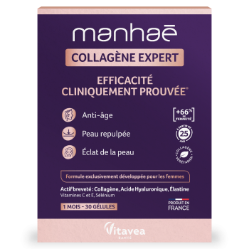 Manha&eacute; Collag&egrave;ne Expert Vitavea - bo&icirc;te de 30 g&eacute;lules