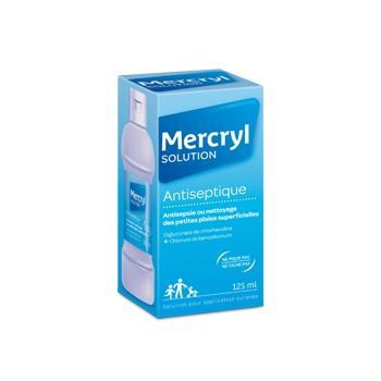 Mercryl solution antiseptique pour application cutan&eacute;e - Flacon de 125 ml