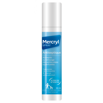 Mercryl Spray solution pour application cutan&eacute;e - flacon de 50ml