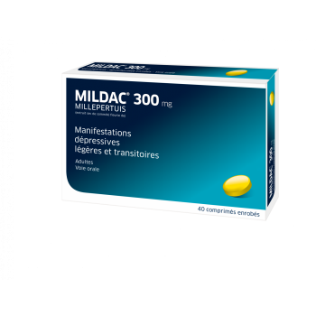 Mildac 300 mg comprim&eacute; enrob&eacute; - boite de 40 comprim&eacute;s