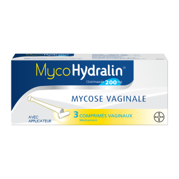 MycoHydralin 200mg - 3 comprim&eacute;s vaginaux
