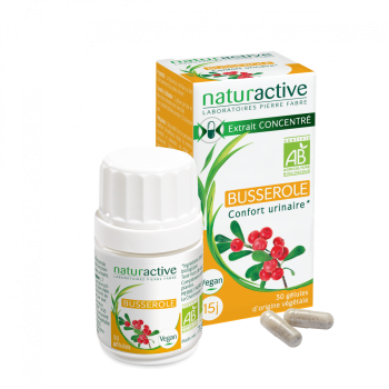 Elusanes Busserole bio Naturactive - boite de 30 g&eacute;lules