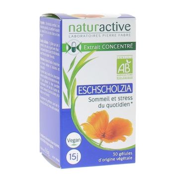 Eschscholtzia bio Naturactive - boite de 30 g&eacute;lules