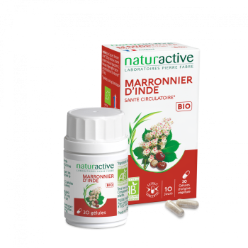 Marronnier d'Inde bio Naturactive - boite de 30 g&eacute;lules