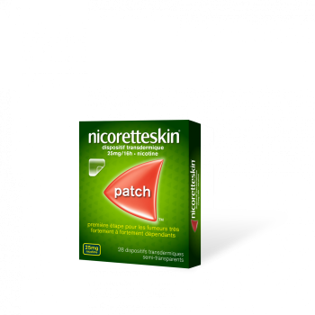 Nicorette Skin 25mg/16h dispositif transdermique - boite de 28 patchs