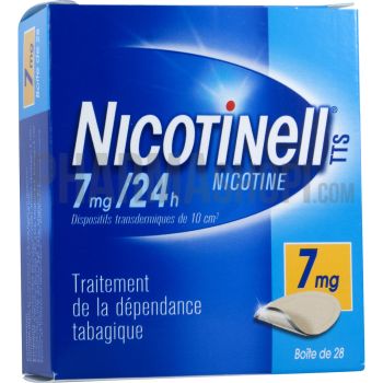 Nicotinell TTS 7mg/24h dispositif transdermique - bo&icirc;te de 28 dispositifs