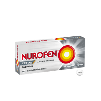 Nurofen 200mg comprim&eacute; - bo&icirc;te de 20 comprim&eacute;s enrob&eacute;s
