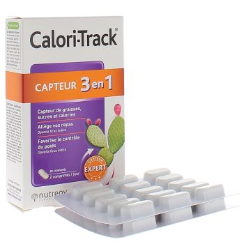 Calori track capteur de graisses & de sucres Nutreov - boite de 30 comprim&eacute;s