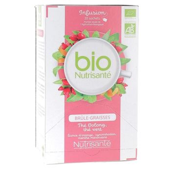 Infusion Br&ucirc;le-graisses BIO Nutrisant&eacute; -20 sachets