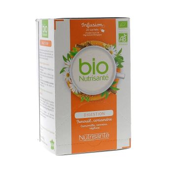 Infusion digestion BIO Nutrisant&eacute; - 20 sachets