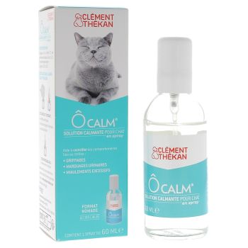 &Ocirc;calm Solution calmante pour chat Cl&eacute;ment Th&eacute;kan - spray de 60 ml