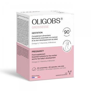 Oligobs Grossesse Laboratoire Ccd - Boite de 90 comprim&eacute;s + 90 capsules