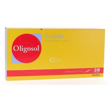 Oligosol Cobalt solution buvable en ampoule - bo&icirc;te de 28 ampoules