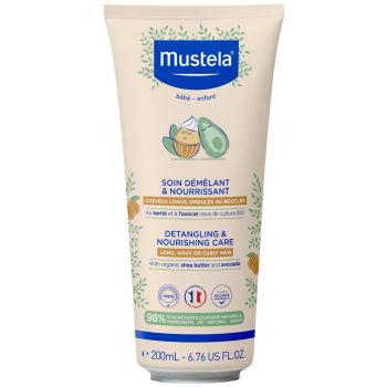Soin d&eacute;m&ecirc;lant et nourrissant Mustela - tube de 200ml