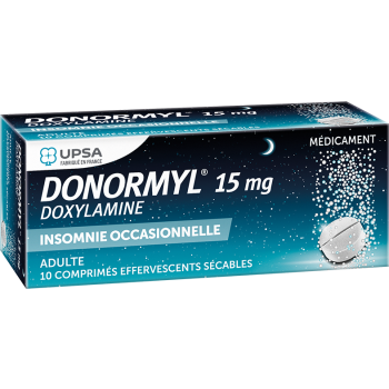 Donormyl 15mg comprim&eacute; effervescent - 10 comprim&eacute;s