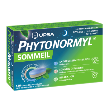 Phytonormyl Sommeil UPSA - bo&icirc;te de 30 comprim&eacute;s