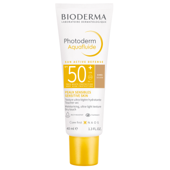 Photoderm Aquafluide teinte dor&eacute;e SPF50+ Bioderma - tube de 40 ml