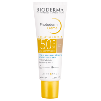 Photoderm Cr&egrave;me teinte claire SPF50+ Bioderma - tube de 40 ml
