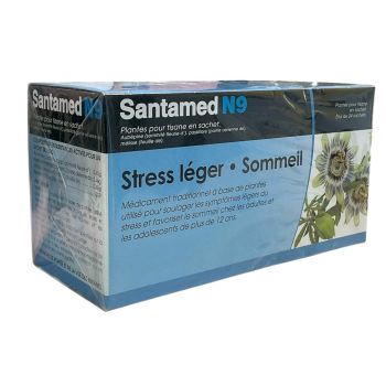 Santamed N9 stress l&eacute;ger et sommeil tisane - boite de 24 sachets 