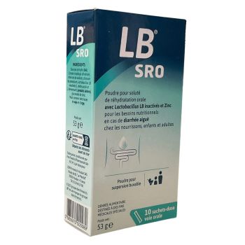 LB Sro poudre pour solut&eacute; Adare Pharmaceuticals - 10 sachets-dose 