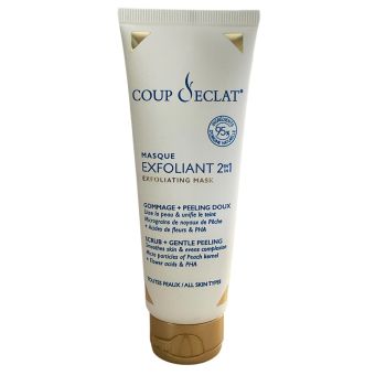 Masque exfoliant 2en1 Coup d'&eacute;clat - tube de 75ml
