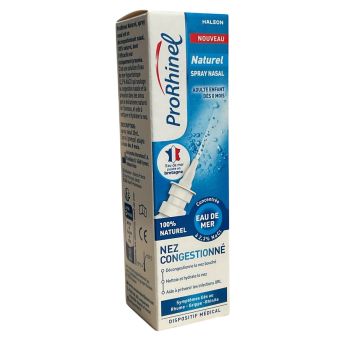 Spray nasal naturel nez congestionn&eacute; ProRhinel - spray de 30ml