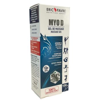 Myo D gel de massage Eric Favre - tube de 100ml