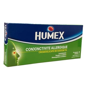 Humex conjonctivite allergique - 10 r&eacute;cipients unidoses de 0,3ml