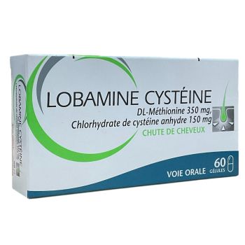 Lobamine Cyst&eacute;ine - boite de 60 g&eacute;lules