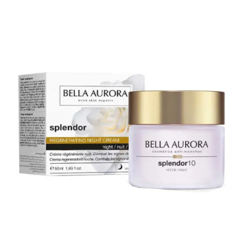 Splendor cr&egrave;me r&eacute;g&eacute;n&eacute;rante nuit Bella Aurora - pot de 50ml