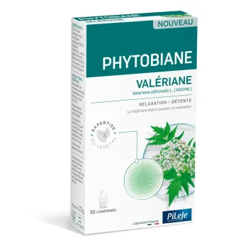 Phytobiane Val&eacute;riane relaxation d&eacute;tente Pileje - bo&icirc;te de 30 comprim&eacute;s