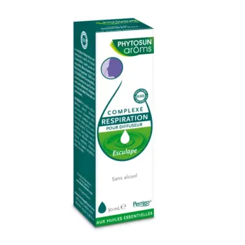 Complexe d'huile essentielles respiration Esculape Phytosun ar&ocirc;ms - flacon de 30 ml