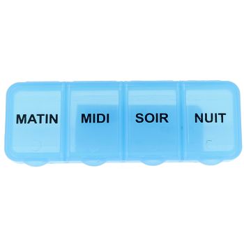 Pilulier journalier petit format M&eacute;dicapoche - un pilulier