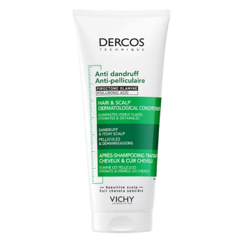 Dercos apr&egrave;s-shampooing cheveux & cuir chevelu anti-pelliculaire Vichy - tube de 200ml