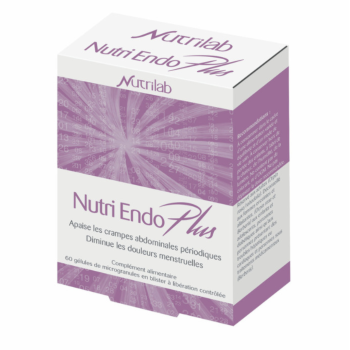 Nutri Endo Plus douleurs menstruelles Nutrilab - boite de 60 g&eacute;lules