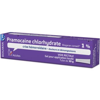 Pramoca&iuml;ne chlorhydrate 1% crise h&eacute;morro&iuml;daire Biogaran - tube de 30g