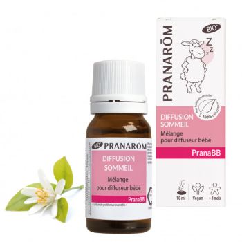 PranaBB M&eacute;lange pour diffuseur sommeil bio Pranarom - flacon de 10 ml