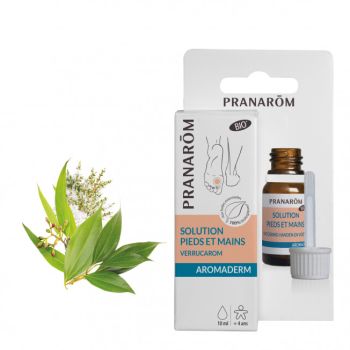 Aromaderm Lotion pieds et mains Pranar&ocirc;m - flacon de 10 ml